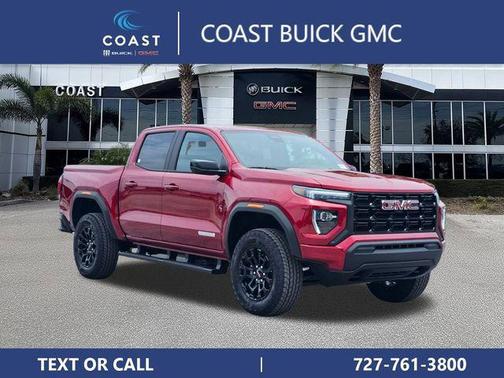 Volcanic Red Tintcoat 2026 GMC Canyon Elevation