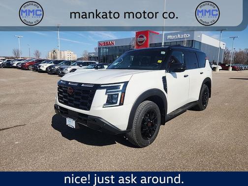 White / Black 2026 Nissan Armada PRO-4X
