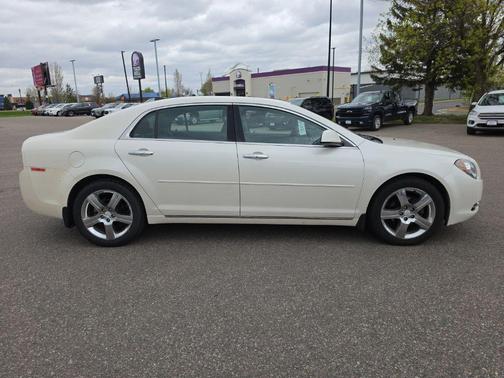White Diamond Clearcoat 2012 Chevrolet Malibu 1LT