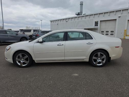 White Diamond Clearcoat 2012 Chevrolet Malibu 1LT