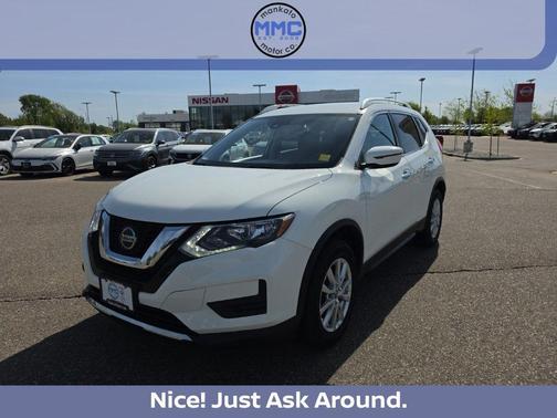 Glacier White 2019 Nissan Rogue SV