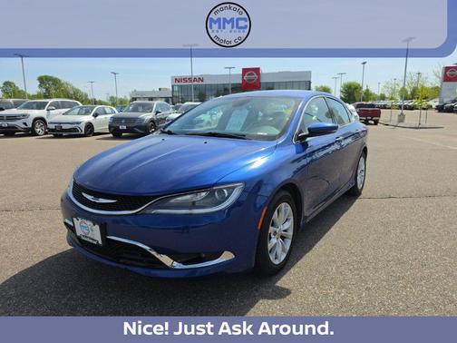Vivid Blue 2015 Chrysler 200 C