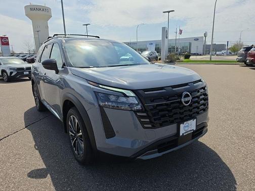 Boulder Gray 2026 Nissan Pathfinder Platinum