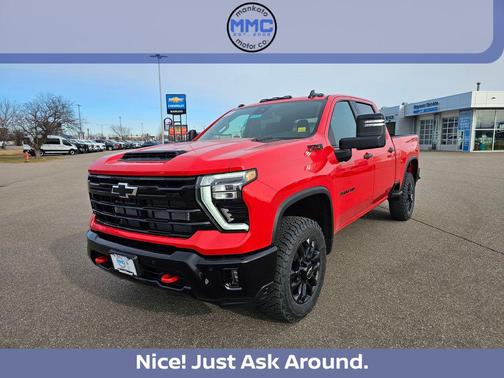 Red 2026 Chevrolet Silverado 3500 LT