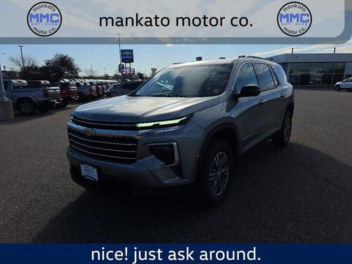 Sterling Gray 2026 Chevrolet Traverse LT