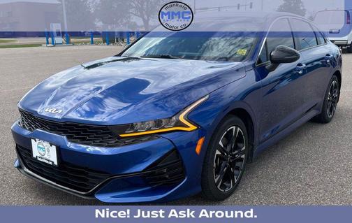 Sapphire Blue 2022 Kia K5 GT-Line