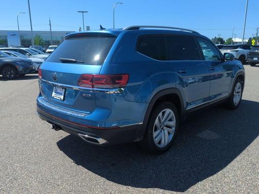 Pacific Blue Metallic 2021 Volkswagen Atlas 3.6L SEL