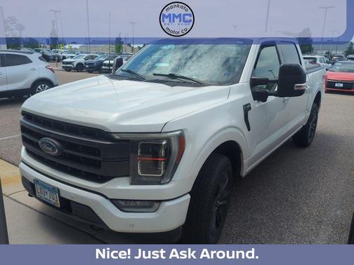 Star White Metallic Tri-Coat 2023 Ford F-150 Lariat