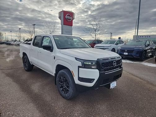 Glacier White 2026 Nissan Frontier SV