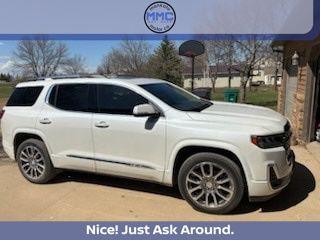 White Frost Tricoat 2022 GMC Acadia Denali