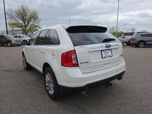 White Platinum Tri-Coat Metallic 2013 Ford Edge Limited