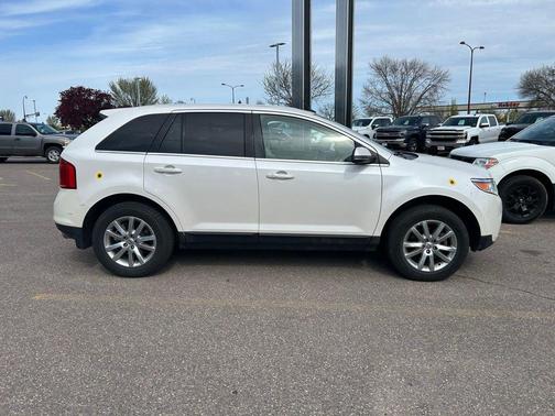White Platinum Tri-Coat Metallic 2013 Ford Edge Limited
