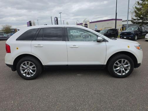 White Platinum Tri-Coat Metallic 2013 Ford Edge Limited
