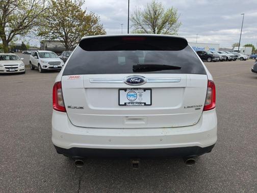 White Platinum Tri-Coat Metallic 2013 Ford Edge Limited