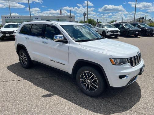 Bright White Clearcoat 2021 Jeep Grand Cherokee Limited