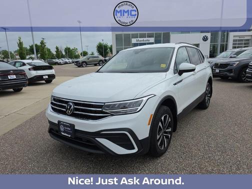 Pure White 2023 Volkswagen Tiguan 2.0T S 4MOTION