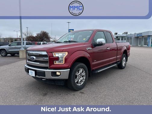 Ruby Red Metallic 2017 Ford F-150 Lariat