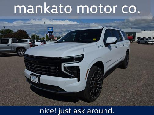 Polar White 2026 Chevrolet Suburban High Country, 4WD