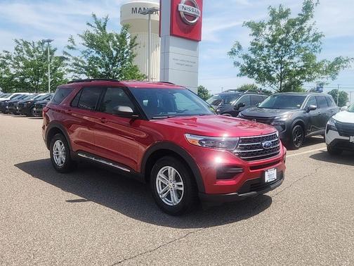 Red Metallic 2020 Ford Explorer XLT