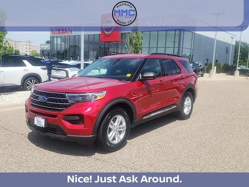 Red Metallic 2020 Ford Explorer XLT