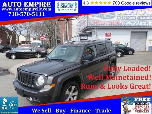Granite Crystal Metallic Clearcoat 2016 Jeep Patriot High Altitude
