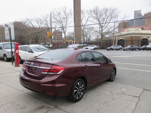 Burgundy 2013 Honda Civic EX