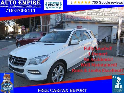 2015 Mercedes-Benz M-Class 4MATIC