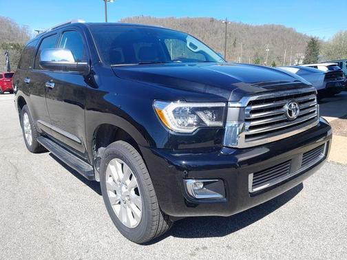 Midnight Black Metallic 2019 Toyota Sequoia Platinum