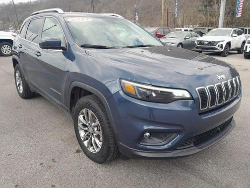 Slate Blue Pearlcoat 2021 Jeep Cherokee Latitude Lux