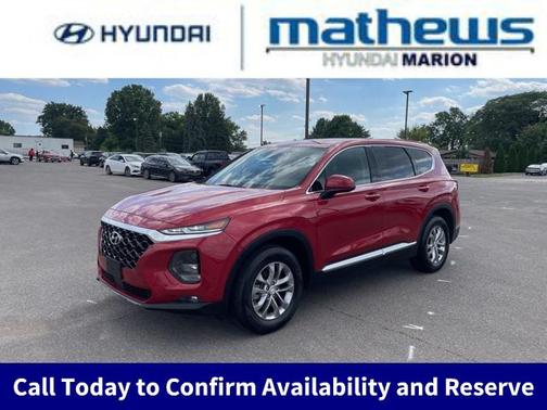 Scarlet Red 2020 Hyundai SANTA FE SEL 2.4