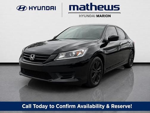Black 2015 Honda Accord LX