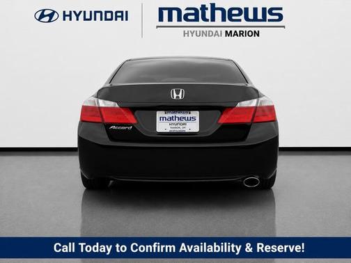Black 2015 Honda Accord LX