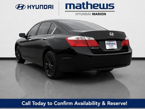 Black 2015 Honda Accord LX