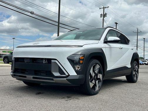 Atlas White 2026 Hyundai KONA Limited