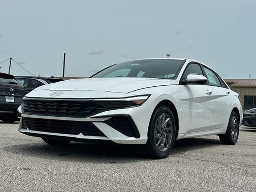 Serenity White 2026 Hyundai ELANTRA HEV Blue