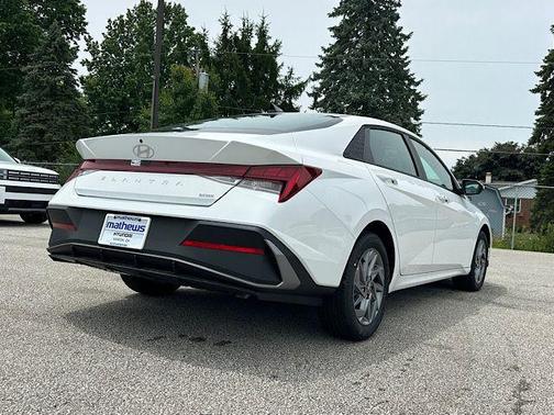Serenity White 2026 Hyundai ELANTRA HEV Blue