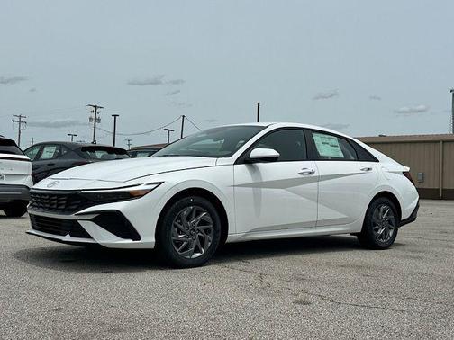 Serenity White 2026 Hyundai ELANTRA HEV Blue