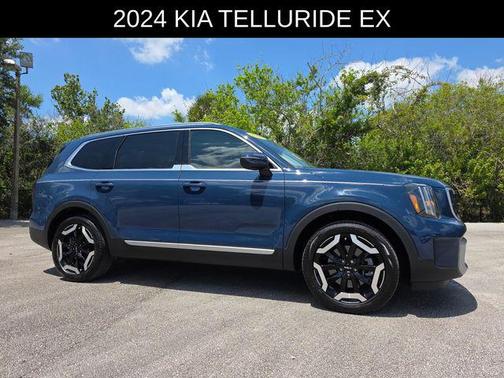 Midnight Lake Blue 2024 Kia Telluride EX