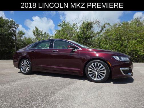 Burgundy 2018 Lincoln MKZ Premiere