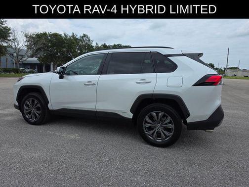 Wind Chill Pearl 2025 Toyota RAV4 Hybrid Limited