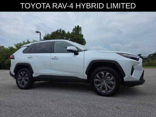 Wind Chill Pearl 2025 Toyota RAV4 Hybrid Limited