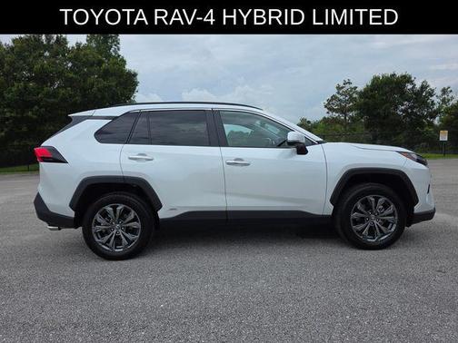 Wind Chill Pearl 2025 Toyota RAV4 Hybrid Limited