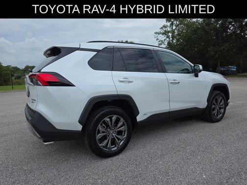 Wind Chill Pearl 2025 Toyota RAV4 Hybrid Limited