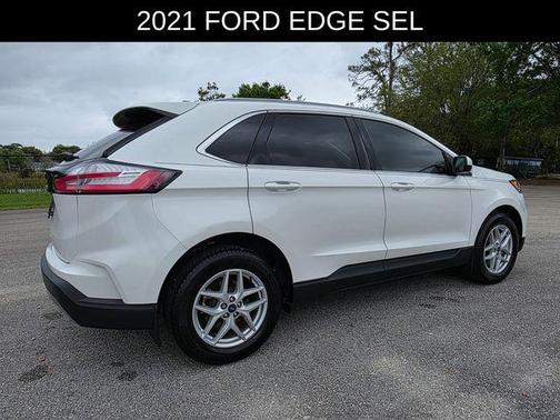 White 2021 Ford Edge SEL