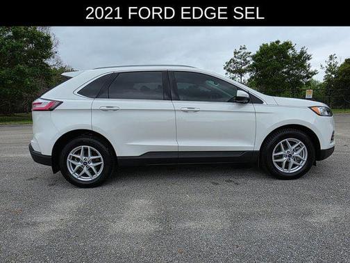 White 2021 Ford Edge SEL