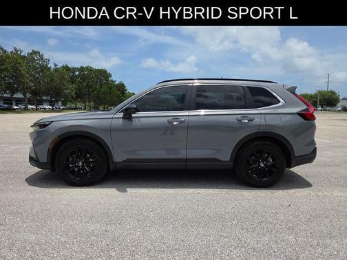 Gray 2024 Honda CR-V Hybrid Sport FWD