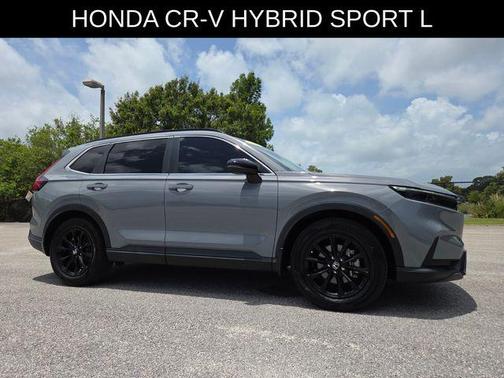 Gray 2024 Honda CR-V Hybrid Sport FWD