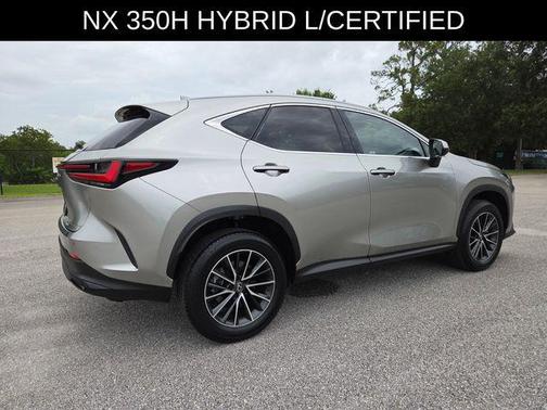 Atomic Silver 2025 Lexus NX 350h Luxury