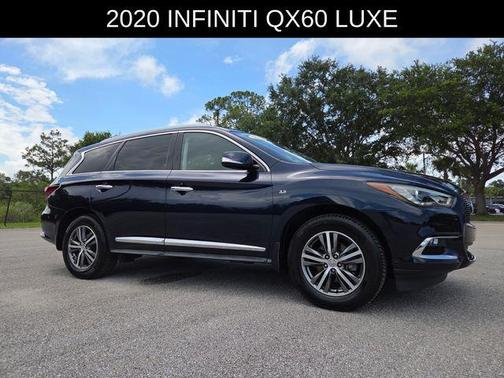 Blue 2020 INFINITI QX60 Luxe