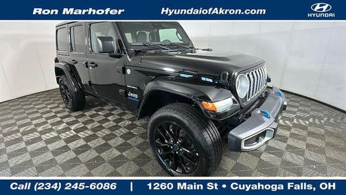 Black Clearcoat 2024 Jeep Wrangler 4xe Sahara